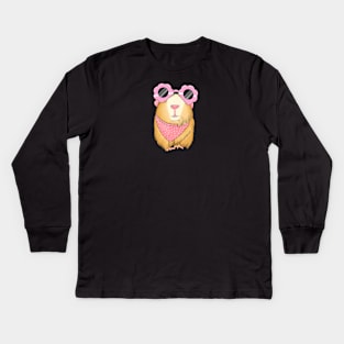 Cute hamster Kids Long Sleeve T-Shirt